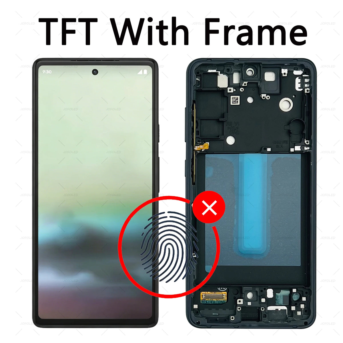 Schermo Dynamic AMOLED 2X S21FE con Cornice per Samsung Galaxy S21 FE 5G, Display LCD G990, Sostituzione Touch Screen Digitizer