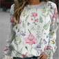 Autunno Paesaggio 3D Stampa Felpe Maniche Raglan da Donna Eleganti Felpe Casual Y2k Pullover Harajuku Magliette E Camicette Abbigliamento Femminile