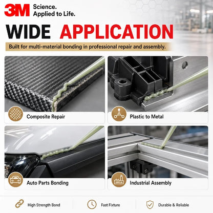 Originale 3M DP6310NS Scotch Weld Adesivo in uretano 50ML Verde Multi-Materiale Composito Adesivo strutturale Colla ad alta resistenza