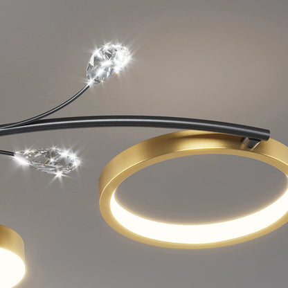 Plafoniera moderna e lussuosa per interni, lampadario a sospensione a LED, lampade da soffitto per soggiorno, camera da letto, cucina, apparecchi di illuminazione
