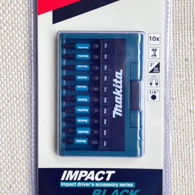 Makita B-55697 D-67527 D-72833 D-72861 Set di punte per cacciavite elettrico Attacchi per utensili elettrici con punte a esagono incassato