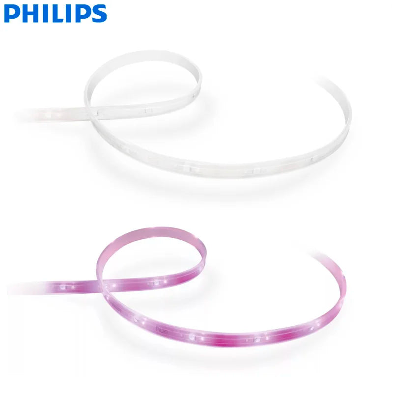 Philips Hue LED Lightstrip Plus Extension V4 1 Metro 1m Bianco e Colore Ambiance Kit LED Intelligente Dimmerabile con Connettore