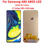 Display LCD Super AMOLED per Samsung A80 A805 A805F, gruppo digitalizzatore touchscreen con sensore di impronte digitali per Samsung A90 LCD