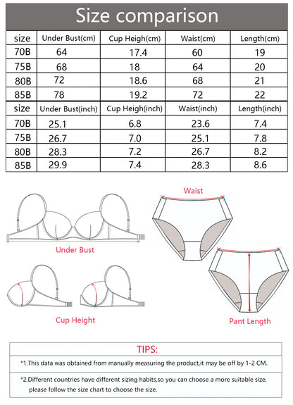 Set reggiseno con bottoni frontali in pizzo rosso in due pezzi senza anello in acciaio Lingerie sexy per reggiseno push up intimo donna J2022