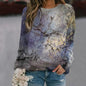 Autunno Paesaggio 3D Stampa Felpe Maniche Raglan da Donna Eleganti Felpe Casual Y2k Pullover Harajuku Magliette E Camicette Abbigliamento Femminile