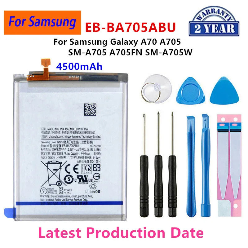 Batteria nuovissima per Samsung Galaxy S21/S21 Ultra/S21Plus/S20 FE/A41/A51 5G/A70/Note 20/ Nota 20 Ultra/A02S