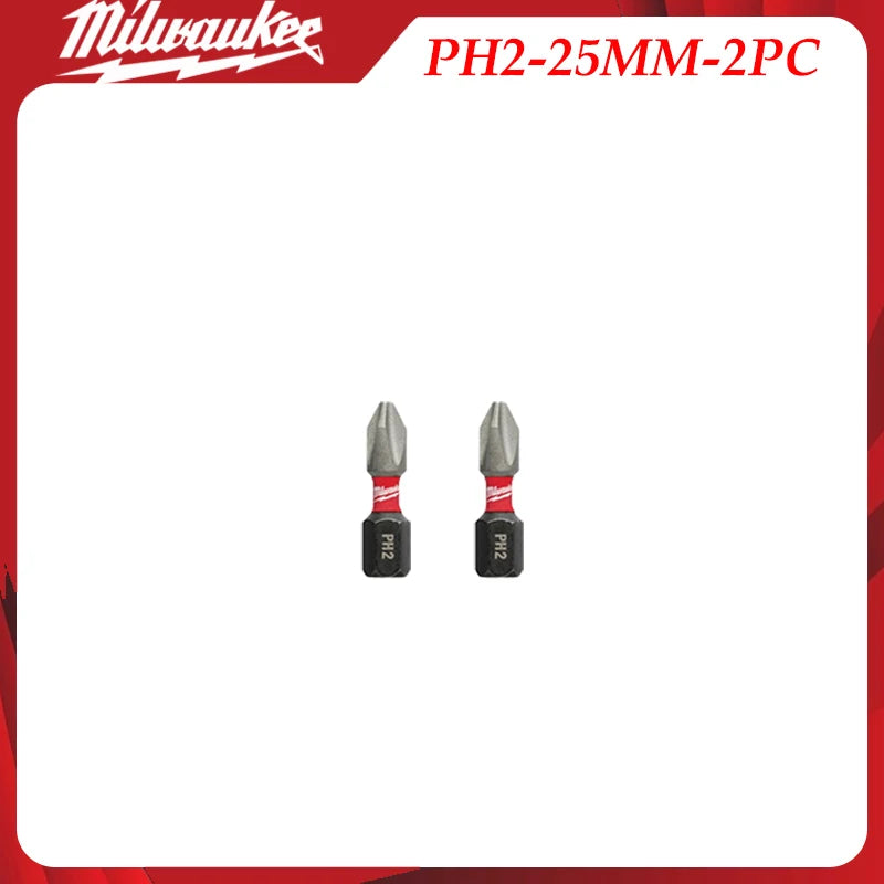 Kit di Punte per Trapano a Impatto Milwaukee Heavy-Duty, Attacchi Esagonali da 1/4", Punte Magnetiche Organizzate in Custodia Portatile