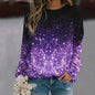Autunno Paesaggio 3D Stampa Felpe Maniche Raglan da Donna Eleganti Felpe Casual Y2k Pullover Harajuku Magliette E Camicette Abbigliamento Femminile