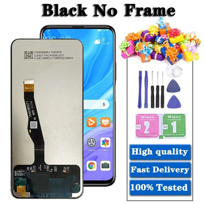 6.59 "Y9S Display Per Huawei Y9s STK-L21 L22 LX3 Display LCD Touch Screen Digitizer Per Huawei P Smart Pro 2019 LCD Con Telaio