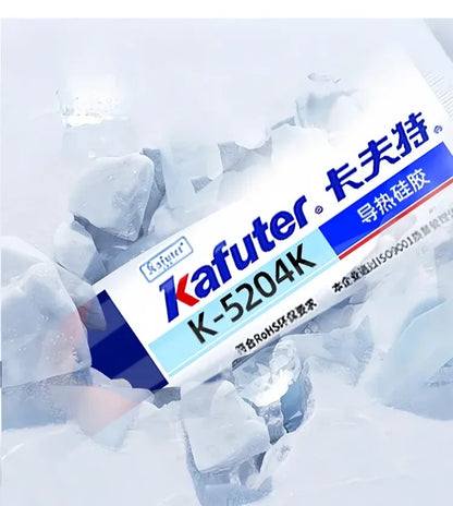 Pasta Termica in Silicone KAFUTER K-5203 K5204 K5205 K5207, Composto Conduttivo ad Alta Temperatura per Dissipatori di Calore ed Elettronica
