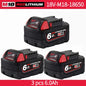 Nuova Batteria Milwaukee M18 8.0Ah ad Alta Potenza 18V Ricaricabile agli Ioni di Litio per Utensili Elettrici Cordless Milwaukee M18 Batteria 8Ah