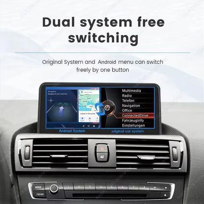 Sistema Multimediale Intelligente MEKEDE con CarPlay Wireless e Android Auto per BMW X5 E70 X6 E71, Schermo QLED da 10.25/12.3 Pollici, Android 14, CPU Snapdragon, Radio e Navigazione GPS per Auto