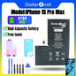 Batteria StellarXcell Ultra per iPhone, Spedita dalla Germania, per iPhone 7 8 X XR XS XSMAX 11 12 13 14 15 Mini Plus Pro Promax, Batteria ad Alta Capacità, Batteria di Alta Qualità, Batteria Sostitutiva per iPhone con Stru