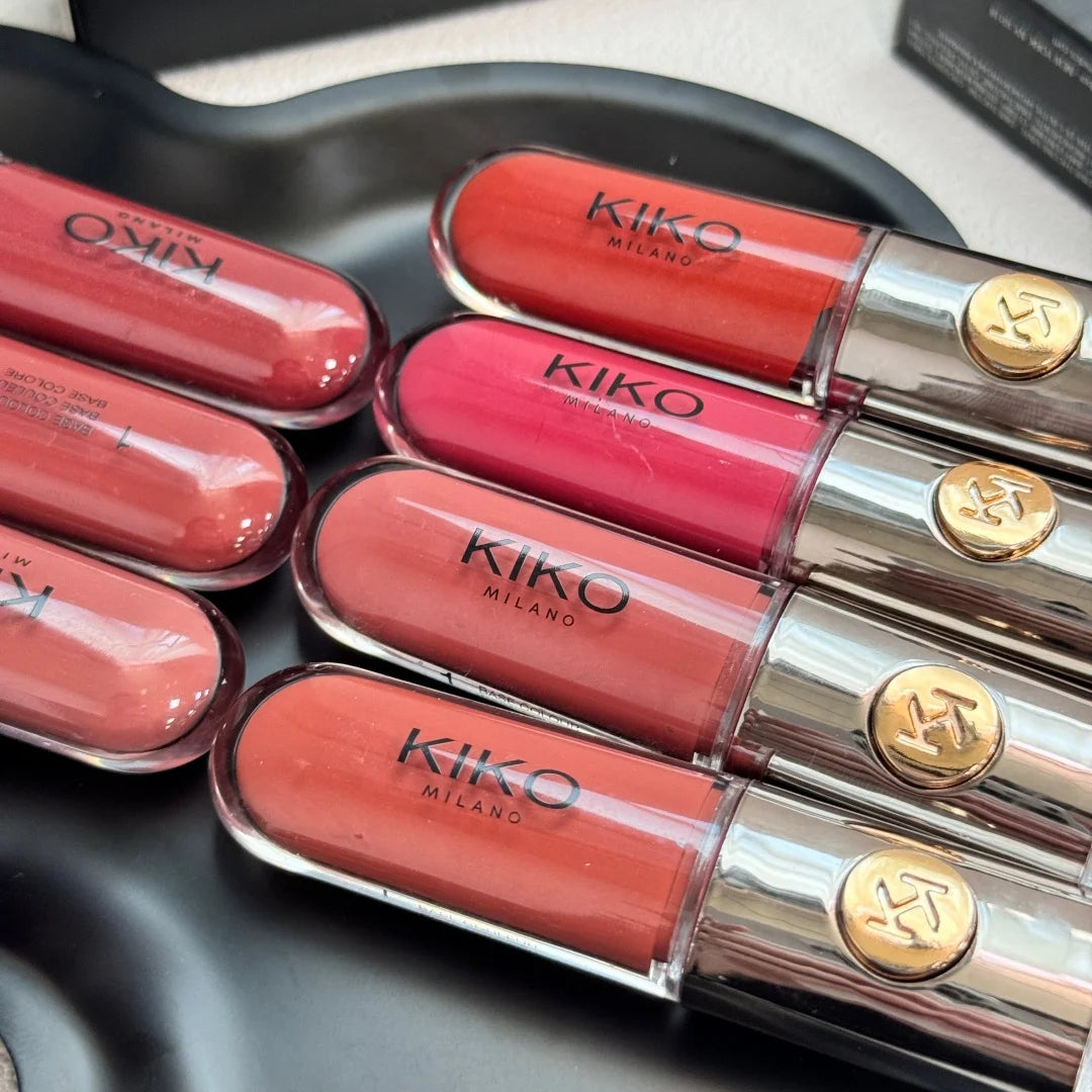 Rossetto KIKO Milano Double Touch 16 ore senza trasferimento, resistente alle sbavature, impermeabile, a prova di bacio, colore a lunga durata, resistente al trasferimento.