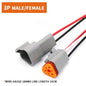 KERE 5/20/100Set DT06 serie 2/3/4/6/8 core12pin connettore elettrico impermeabile presa di corrente con cablaggio da 15cm