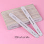 10 pz Lima per unghie 100/180 Tampone per unghie in legno Carta vetrata professionale Lime per smalto gel per unghie Forte spessore Levigatura grigia Strumenti per manicure