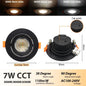 4-20 pezzi 3 CCT LED plafoniera 3000K 4000K 6500K pieghevole da incasso per la casa camera da letto bagno soggiorno illuminazione Lamparas Led