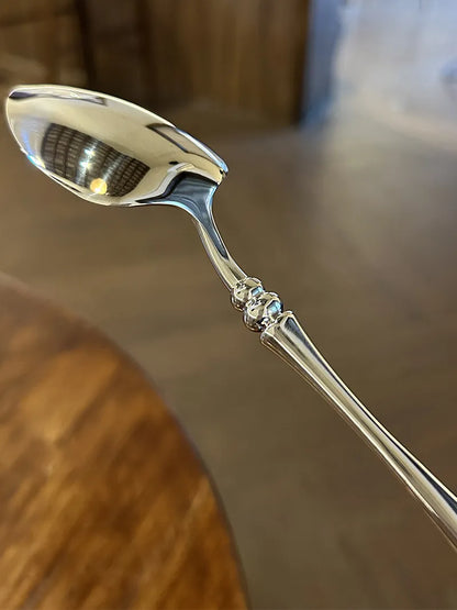Set di posate per bistecche in acciaio inossidabile 304 di alta qualità, 6 pezzi, coltello, forchetta e cucchiaio creativi e rinforzati, stoviglie per hotel e ristoranti