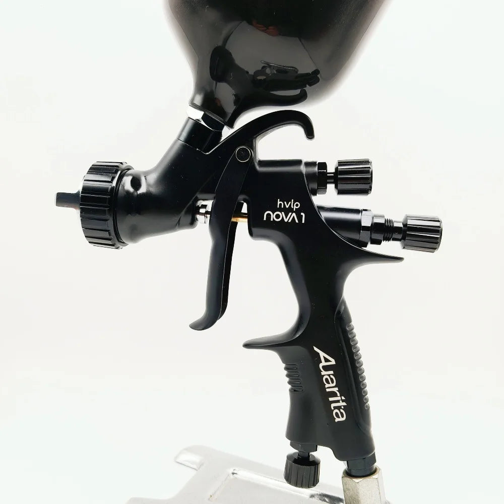 Auarita NOVA 1 HVLP Pistola a spruzzo di alta qualità Pistola a spruzzo per vernice automobilistica Ugello in acciaio inossidabile da 1,3 mm Pistola a spruzzo professionale