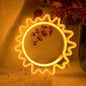 1 pezzo, luce al neon decorativa per un'atmosfera artistica moderna, decorazione da parete per feste natalizie, regalo per matrimoni, scene di laurea, alimentata tramite USB o a batteria (batteria non inclusa)