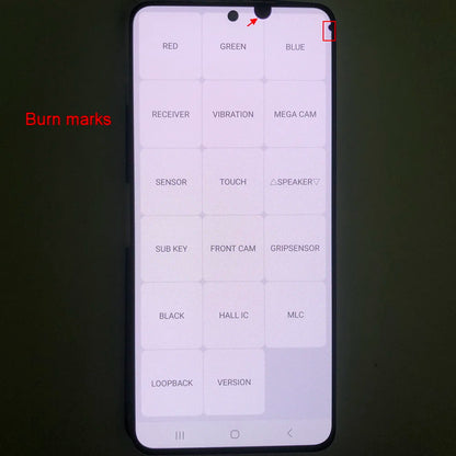 Display LCD Super AMOLED per Samsung S21 5G G990F G991F G991U G991B/DS, Schermo Touch Digitizer 6.2'' con Difetti, Ricambio Schermo