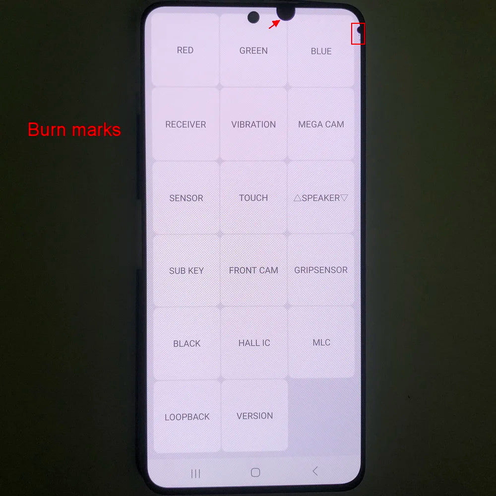Display LCD Super AMOLED per Samsung S21 5G G990F G991F G991U G991B/DS, Schermo Touch Digitizer 6.2'' con Difetti, Ricambio Schermo