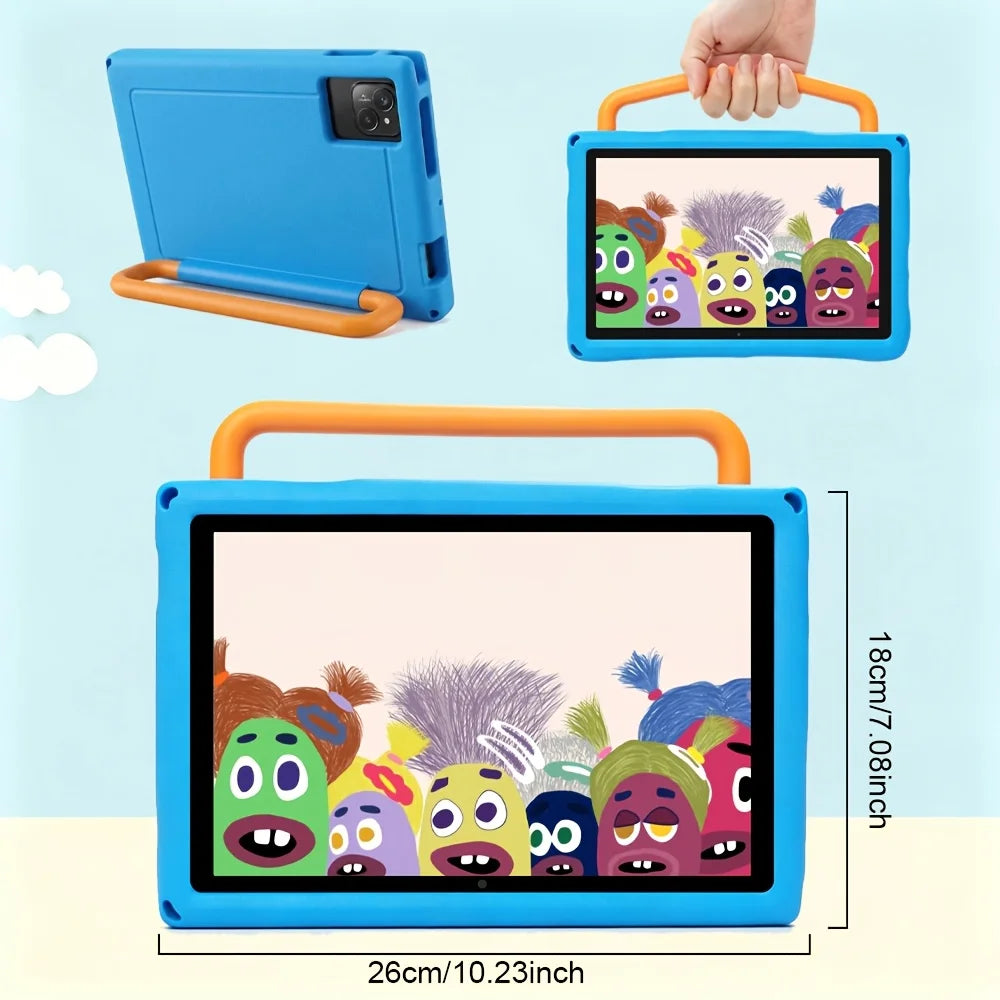 Koomdigi T30 Pro-K Tablet Android 13 da 10,1", 20GB di RAM (4GB+16GB estesi), 64GB di ROM, Chiamate 4G LTE, Wi-Fi Dual-Band, Display IPS 1280×800, Processore Octa-Core MTK, Batteria da 5000mAh, Doppia Fotocamera, Custodia in