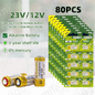 5-100PCS A23 23A 12V Batteria Alcalina 23GA A23S E23A EL12 MN21 V23GA GP23A MS21 LRV08 Per Campanello di Controllo Remoto Giocattolo Elettrico