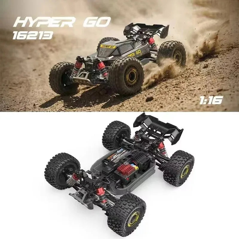 Auto RC MJX Hyper Go 1/16 4WD 16212 16213 16218, Auto da Corsa RC Brushless 60KM/H, Auto Telecomandate 2.4G, Camion Fuoristrada Giocattolo