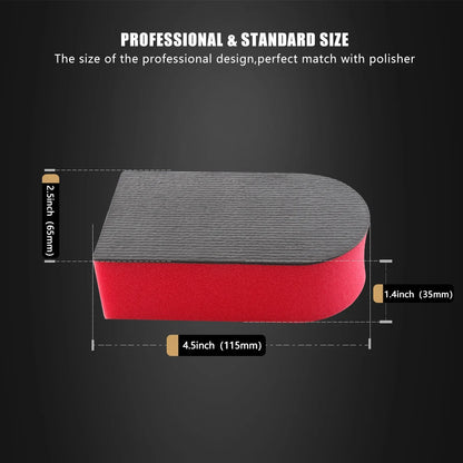 SPTA 1PC Tampone in Argilla Magica Rossa per Lavaggio Auto, Spugna per Pulizia e Dettagli Auto, Accessori per il Lavaggio