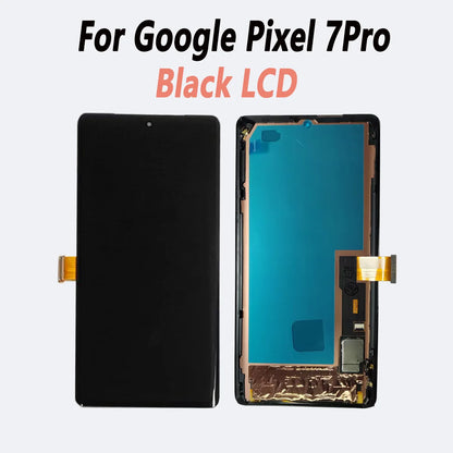 Testato al 100% OLED per Google Pixel 7 Pro Display LCD Touch Screen Digitizer per Pixel 7 Pro GE2AE/GP4BC con sostituzione del telaio