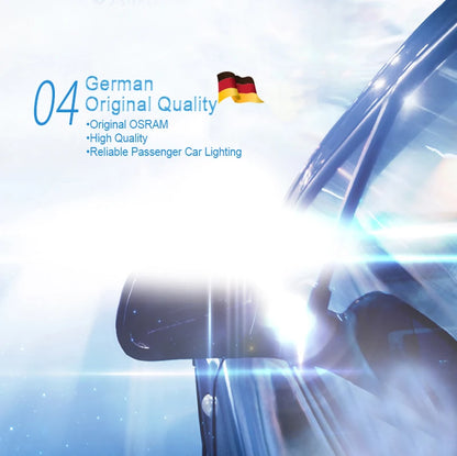 OSRAM HID D3S D1S D2S D4S Cool Blue Advance CBA Xenon Super White Faro per auto Fascio alto/basso Originale 6000K12V 35W (2 pezzi)