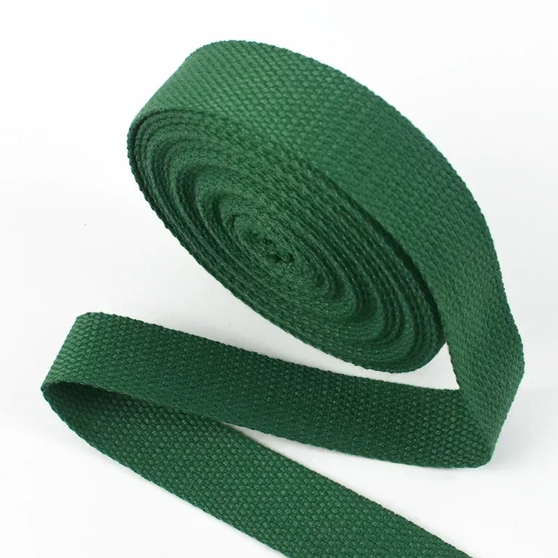 5 Metri 1.3mm 20-50mm Cotone Tessuti Nastro per Borsa Cinghia Zaino Etichetta Nastro Fascia Vestiti Bias Vincolante Accessori Per Cucire FAI DA TE