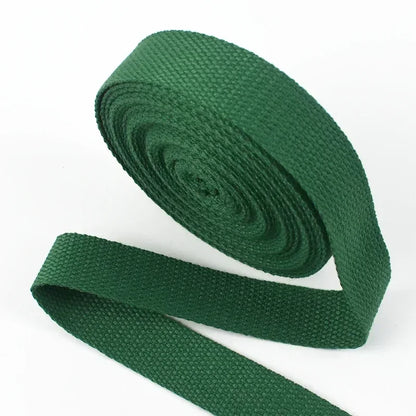 5 Metri 1.3mm 20-50mm Cotone Tessuti Nastro per Borsa Cinghia Zaino Etichetta Nastro Fascia Vestiti Bias Vincolante Accessori Per Cucire FAI DA TE