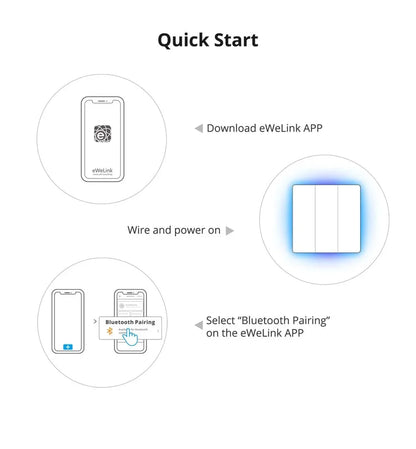 Sonoff TX Ultimate SONOFF T5 Sonoff Interruttore da parete 86/120 Accesso completamente touch Bordo luminoso a LED Multi-sensoriale tramite Alexa Home Smartthings