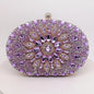 Diamond Crystal Women Make Up Cosmetic Evening Shoulder Messenger pochette borsa per telefono borsa dorata argentea rossa rosa nera