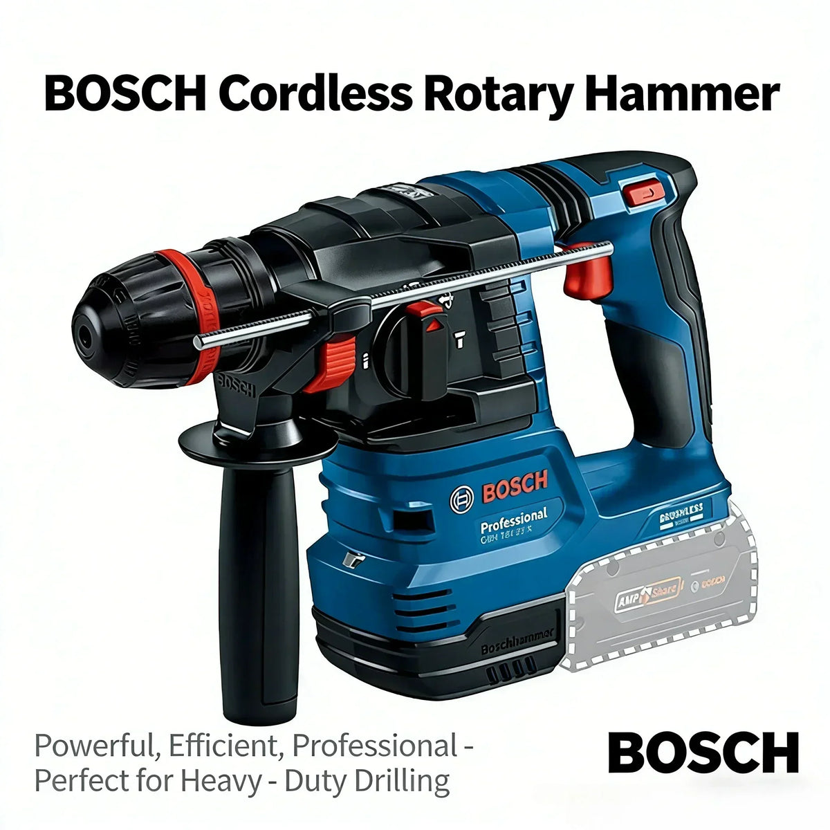 BOSCH GBH 18V-22X Trapano Tassellatore a Percussione a Batteria SDS PLUS Professionale 18V Brushless Utensili Elettrici GBH 18V-22 X