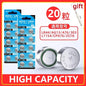 2-60 pz AG13 LR44 batteria al litio L1154 RW82 SR1154 SP76 pila SR44 batterie a bottone A76 LR1154 GP7 moneta cellulare per Watch1.55V