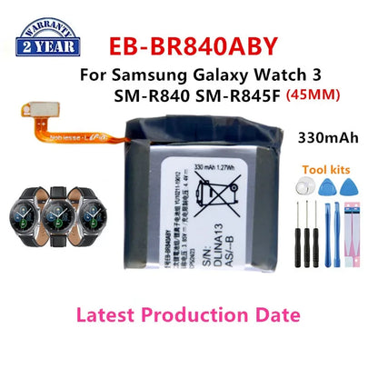 Nuova batteria per orologio Galaxy per Samsung Galaxy Watch Gear Live/S2 classic/Gear S4/Gear 1/Active 1 2 3/ Watch 3/ Gear S/Gear 2