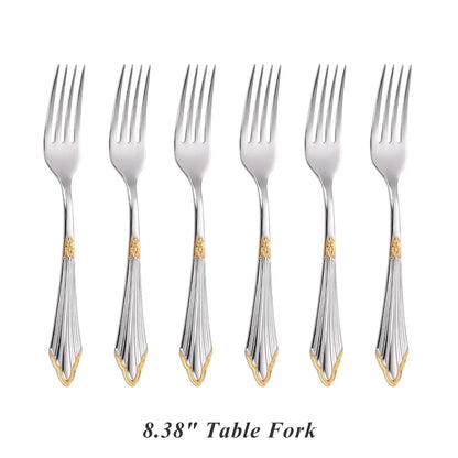 Set di 6 cucchiai da tavola da 6 cucchiai da zuppa in acciaio inossidabile Set di cucchiai da zuppa Royal 6 pezzi per cucina/casa/ristorante