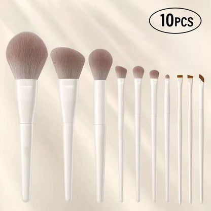 Set di 5-12 Pennelli Professionali per Trucco, Pennelli per Ombretto, Eyeliner, Contouring, Fondotinta e Sfumatura, Strumenti Cosmetici per la Bellezza del Viso Femminile