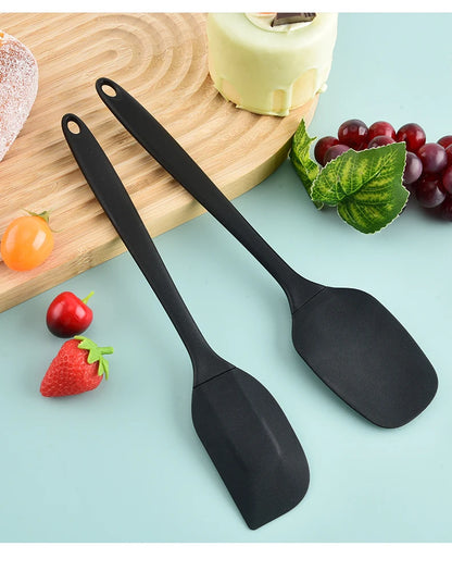 Set di utensili da cucina in silicone da 6 pezzi, spatola per crema, spatola, pennello per olio, set di raschietti di varie misure, strumento per la cottura, non integrato