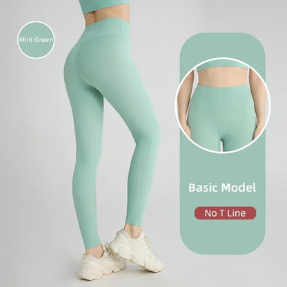 2024 Vendita calda Fitness Allungamenti Leggings femminili a figura intera Pantaloni da corsa Pantaloni da yoga comodi e aderenti Legging da allenamento