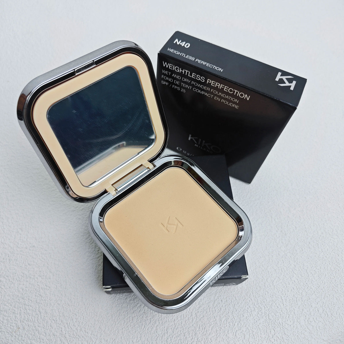 KIKO Milan Collezione Trucco Palette Contouring e Illuminante 3 Colori Cipria Fissante Ombretto Set per Principianti per Contouring e Fondotinta