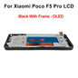 AAA-- Schermo LCD con tecnologia OLED per Xiaomi Poco F5 Pro, display e digitalizzatore touch screen 23049PCD8G, ricambi per Poco F5 LCD 23013PC75G.