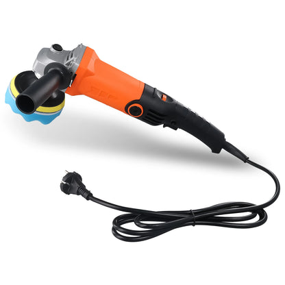 Podofo Lucidatrice Rotativa Elettrica per Auto 1200W, Macchina per Lucidatura e Ceratura Auto a 6 Livelli Variabili, Strumento per Auto e Barche