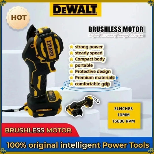 Smerigliatrice Angolare Mini Cordless DEWALT da 3 Pollici, Macchina per Lucidatura e Levigatura, Utensile Elettrico da Taglio Compatibile con Batteria Dewalt 20V.