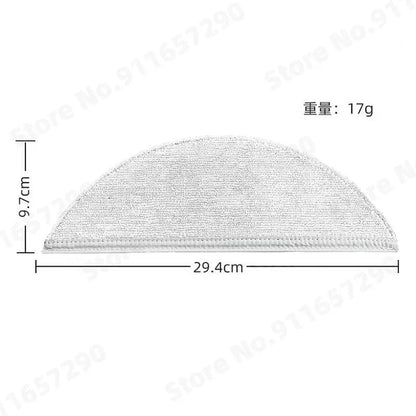 Spazzola principale/laterale Filtro HEPA Mop Panno Scatola per la polvere Sacchetto per la polvere per XiaoMi Lydsto R1 / R1A / R1 Pro / S1 Parti per aspirapolvere robot