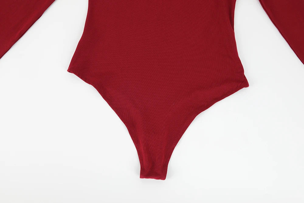 Body a maniche lunghe per donna Girocollo Shapewear Shaper Lady Sexy Going Out Top Tuta Abiti caldi femminili Autunno Inverno