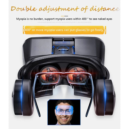 Visore per Realtà Virtuale VR, Occhiali 3D, Casco per Smartphone, Lenti, Dispositivi, Visore per Giochi su Cellulare